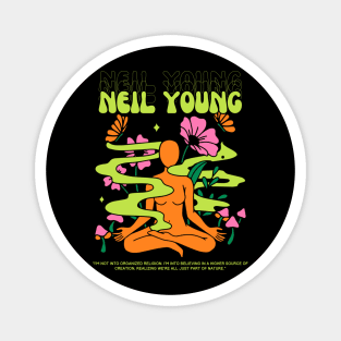 Neil Young // Yoga Magnet